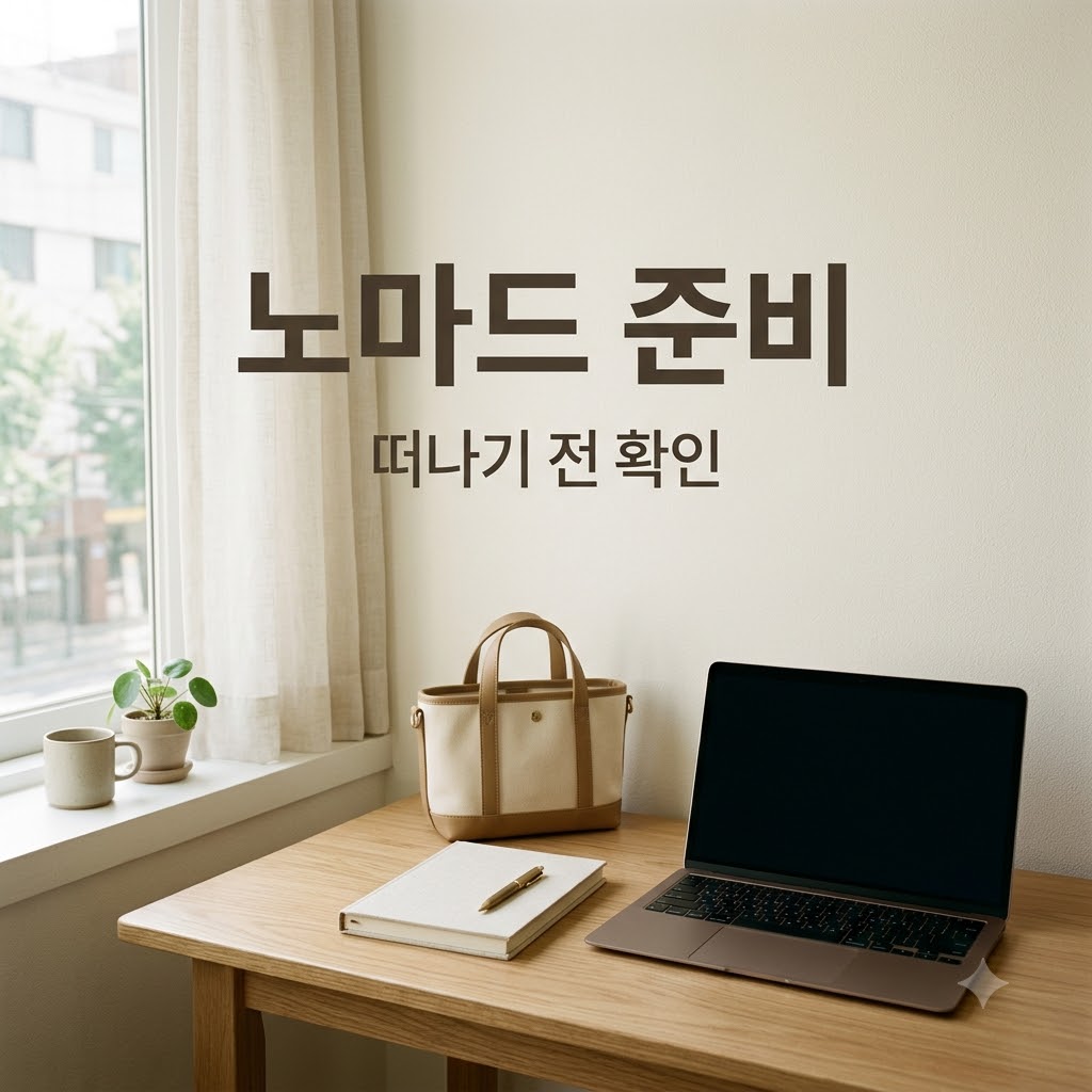 디지털 노마드 준비, 떠나기 전 확인할 7단계 체크리스트