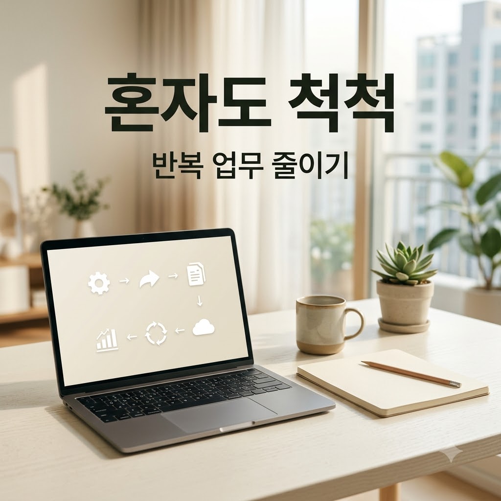 1인 사업 자동화 사례 3가지, 반복 업무 줄이는 실전 가이드
