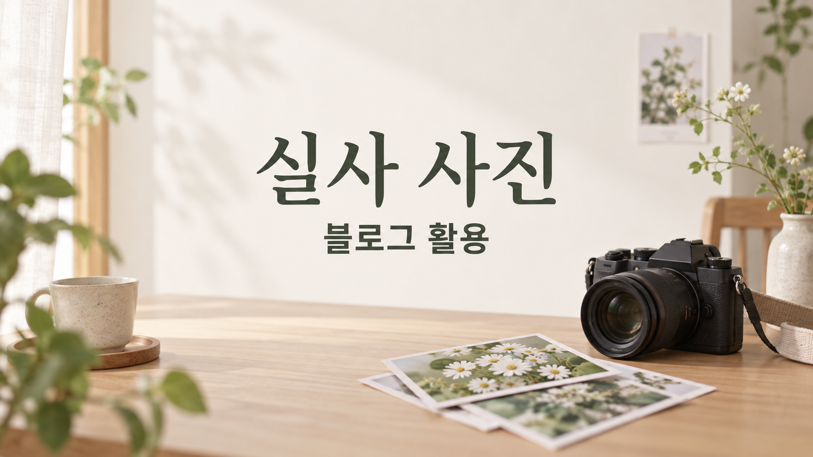 실사 사진 블로그 활용법: 검색 유입과 읽기 흐름을 잡는 법