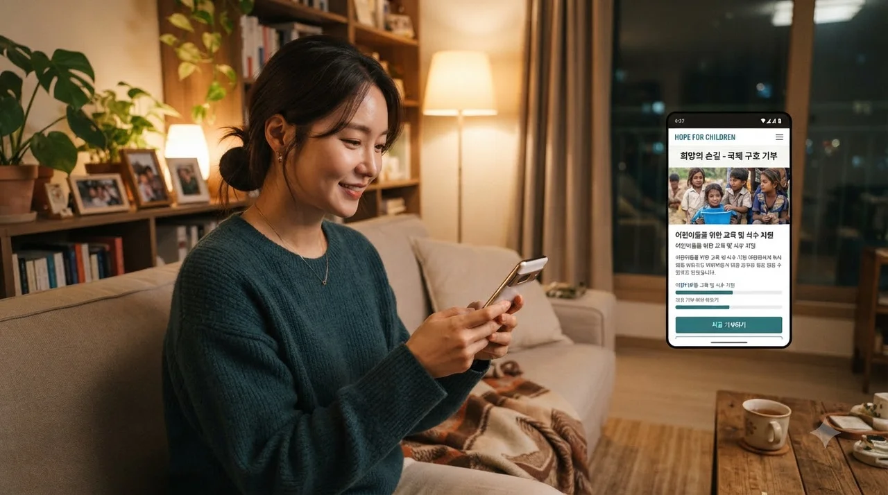 대북 영유아 지원 참여 및 후원 신청 절차